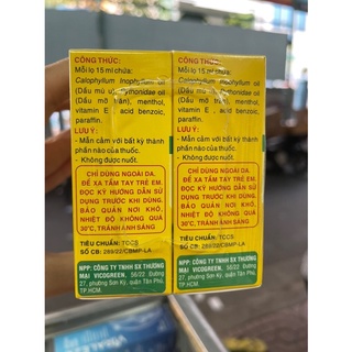 [COMBO 10 CHAI MÙ U] DẦU MÙ U VICOGREEN VITAMIN E, MỠ TRĂN 🐍