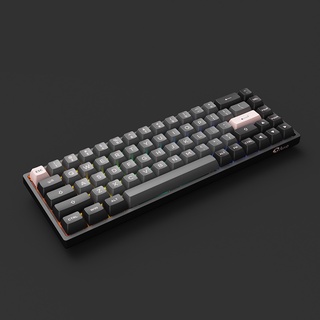 Bàn phím cơ AKKO 3068B Multi-modes Black Pink (Bluetooth / Wireless / Hotswap / Foam tiêu âm / AKKO CS Jelly sw)