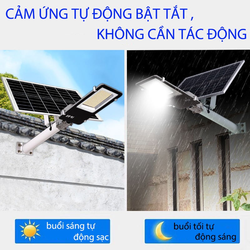 Đèn pha năng lượng mặt trời 500W/400W/200W tự động bật tắt