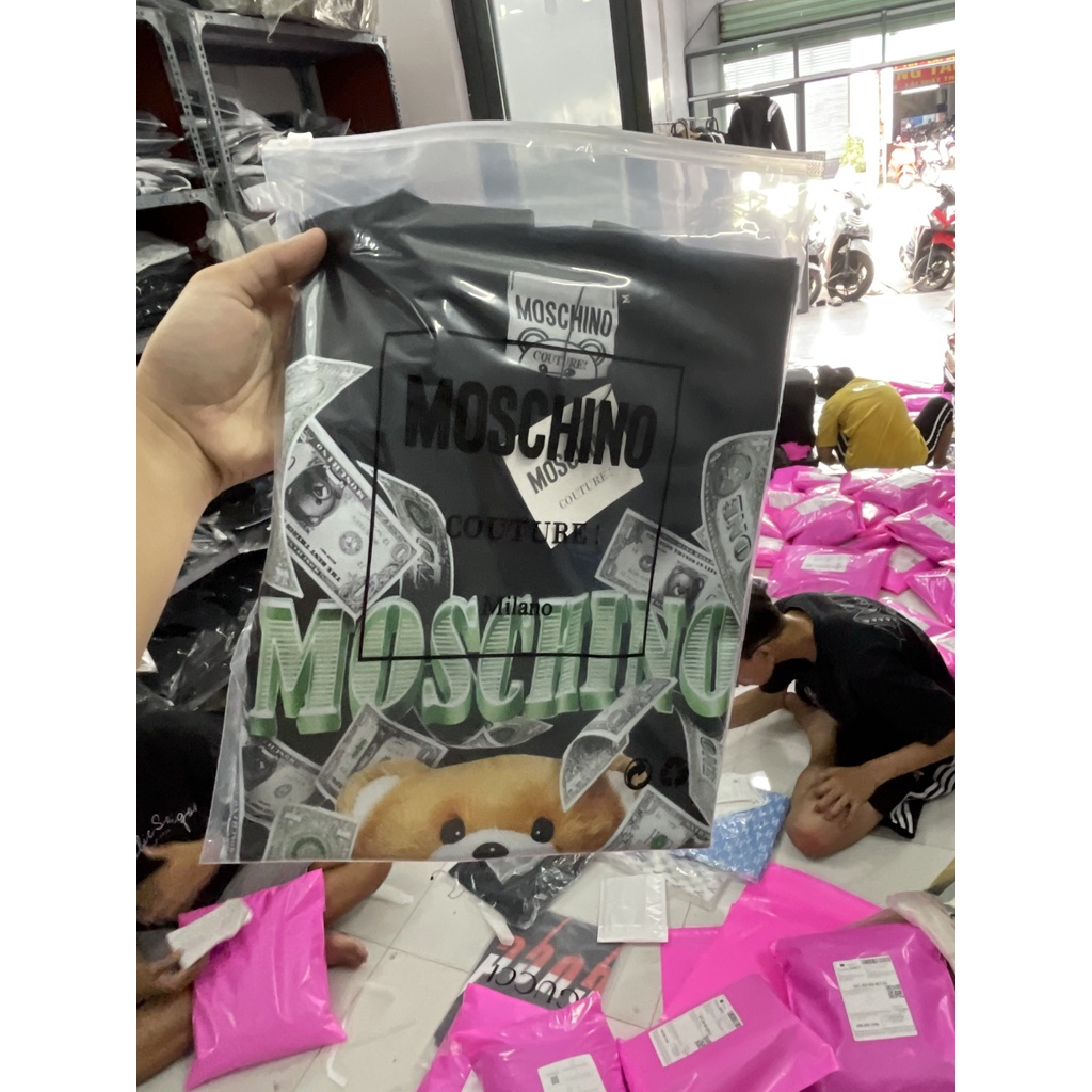 Áo Thun Moschino  - Gấu Teddy Full Mẫu Hàng Cao Cấp Vải Cotton 100%
