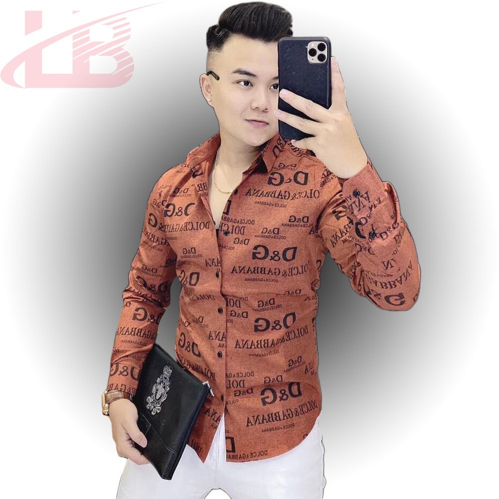 Áo sơ mi lụa dài tay nam LB007, vải dày, mát , đường may sắc sảo, áo sơ mi cao cấp LB1990 store