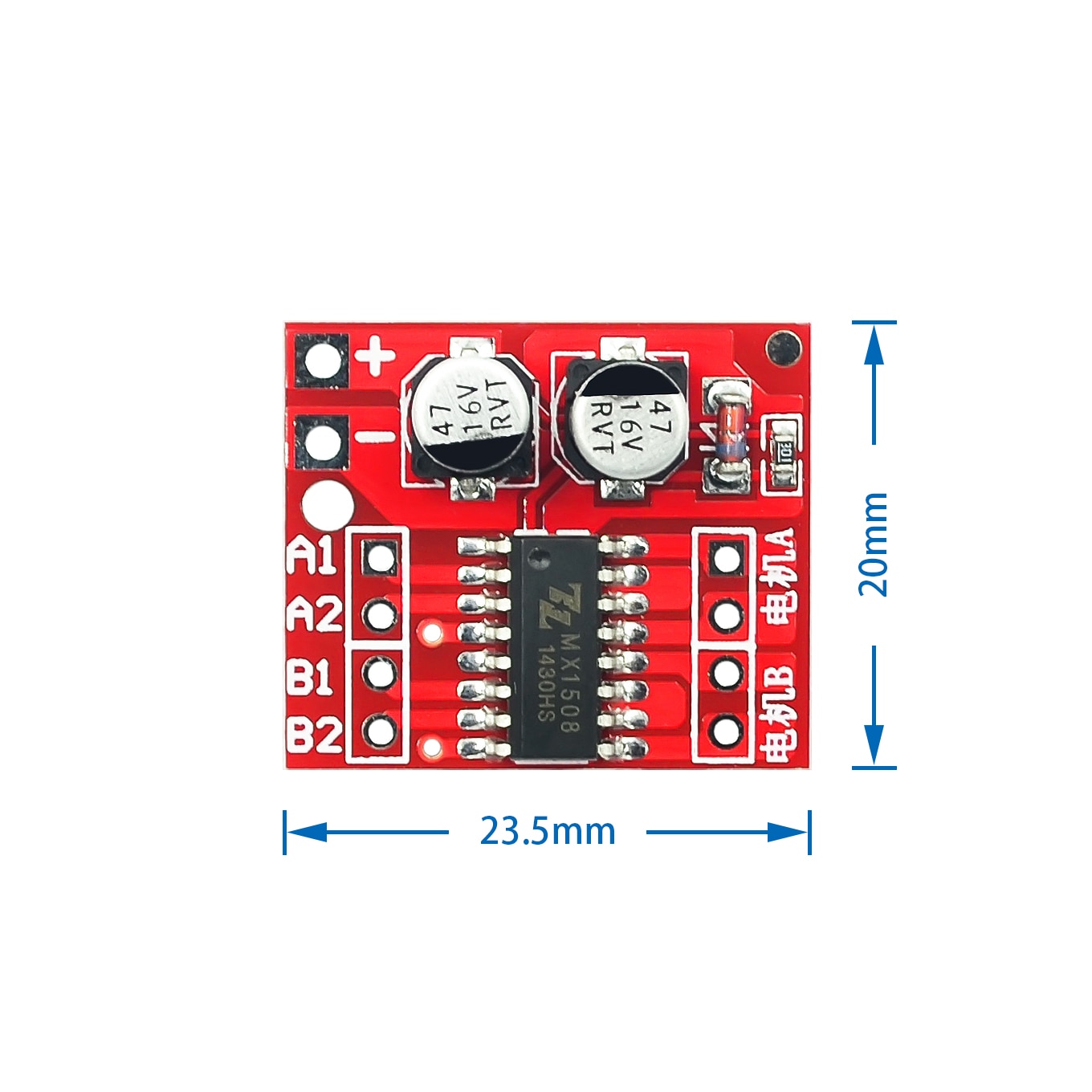 Bảng Mạch Điều Khiển Động Cơ Bước 2 Kênh Dc