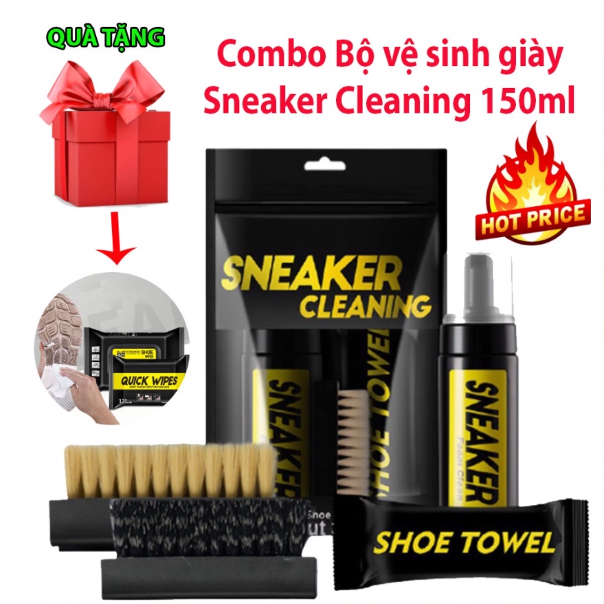 ❤️Tặng Khăn Lau❤️Bình Xịt Vệ Sinh Giày Cao Cấp Sneaker - Chai Xịt Bọt Tuyết Vệ Sinh Khử Mùi - Làm Sạch Giày Dép Nam Nữ