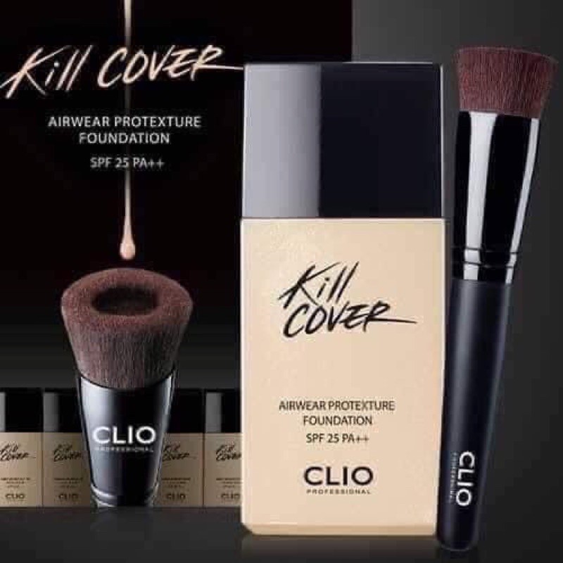 SET KEM NỀN VÀ CỌ CLIO COVER SIÊU TỐT