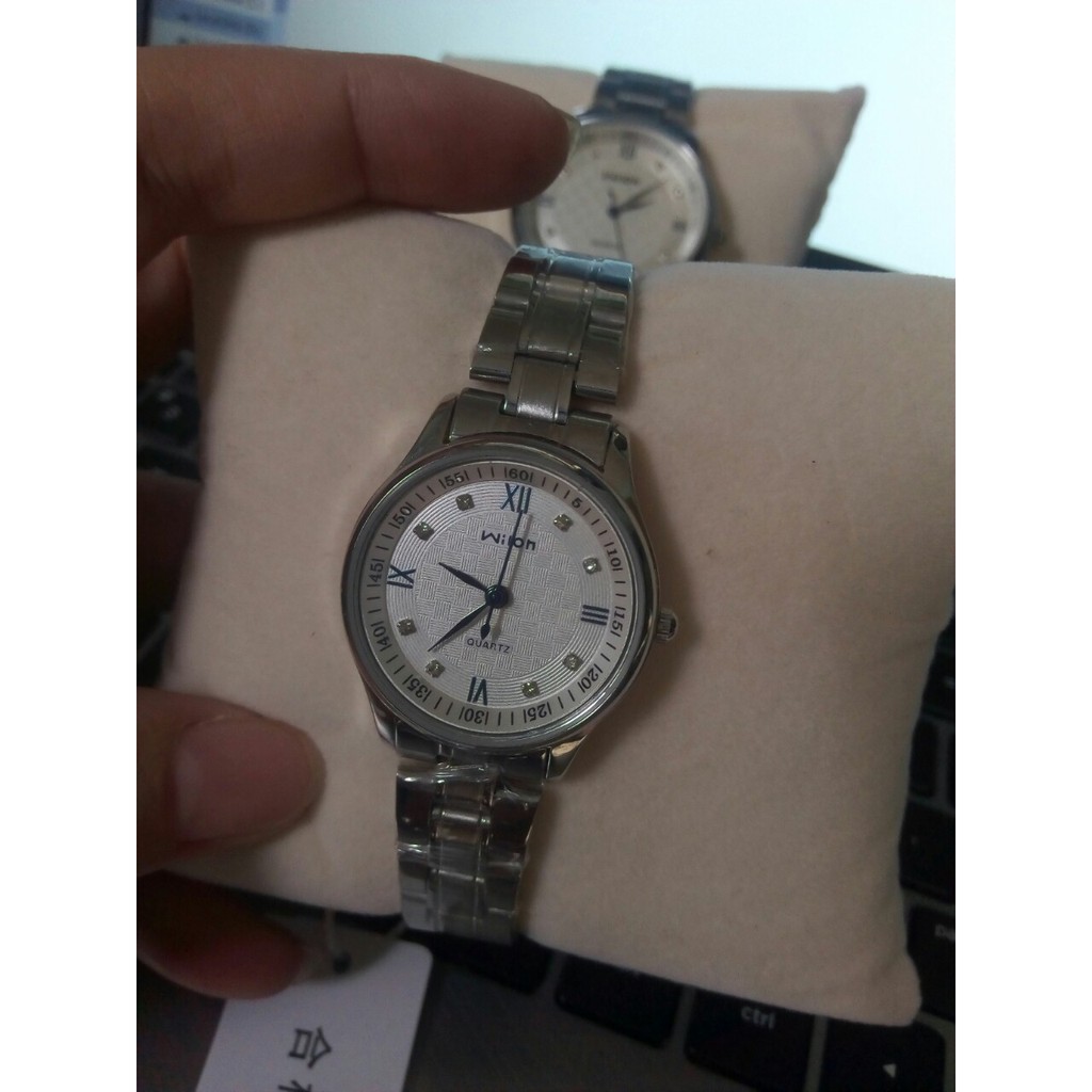 Đồng Hồ Nam Nữ Wilon Dây Thép - Trắng | BigBuy360 - bigbuy360.vn
