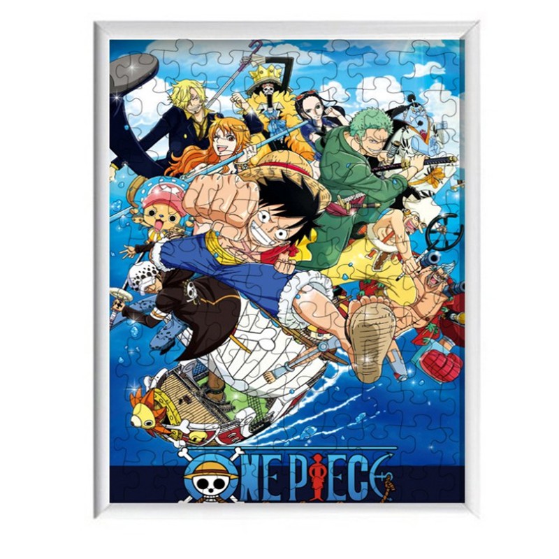 Bộ Đồ Chơi Xếp Hình One Piece 120 Mảnh Độc Đáo Thú Vị Cho Bé