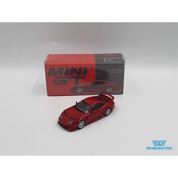 Xe Mô Hình Toyota TRD 3000GT 1:64 MiniGT ( Đỏ )