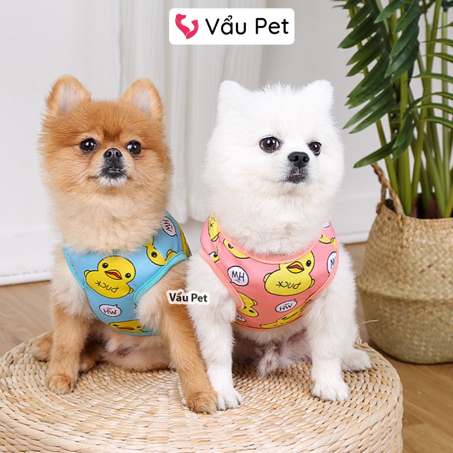 Áo cho chó mèo ba lỗ Vịt - Quần áo cho chó poodle, con, lớn, mèo, thú cưng Vẩu Pet Shop