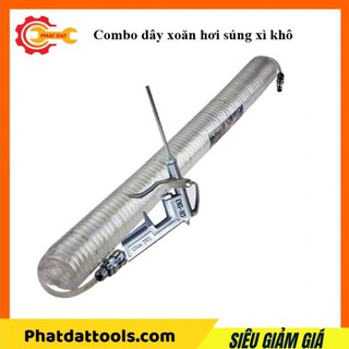Combo Dây xoắn hơi 9m và xì khô Đài Loan