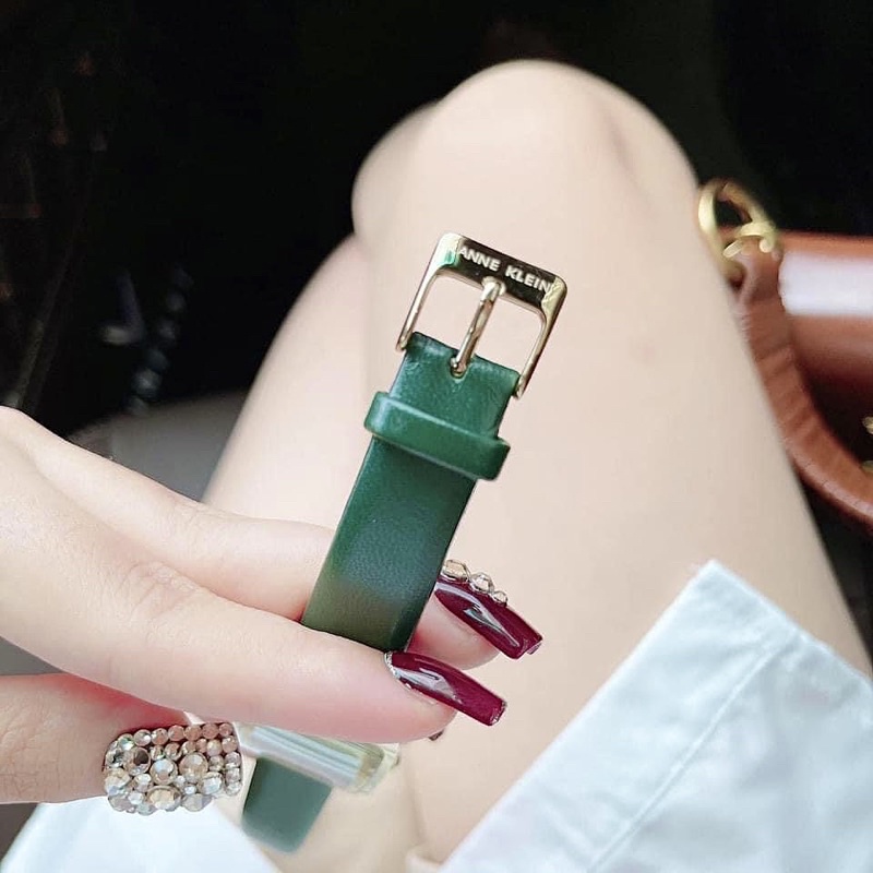 Đồng hồ ANNE KLEIN nữ model AK/2706CHGN dây da dáng cổ điển