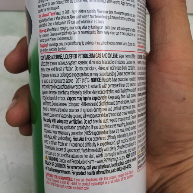 Sơn Chịu Nhiệt Dùng Sơn Pô Xe Máy RUST-OLEUM High Heat Spray Sản Phẩm Cao Cấp Made in USA