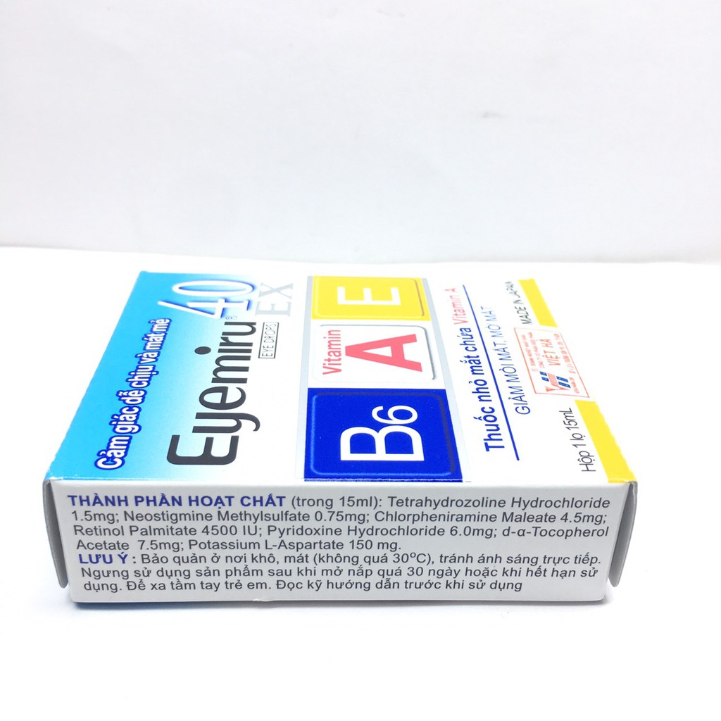 nhỏ mắt mỏi mắt, mờ mắt Eyemiru 40EX (15ml)