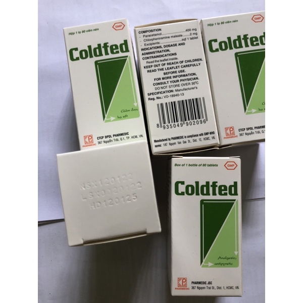 Coldfed chai 80 viên