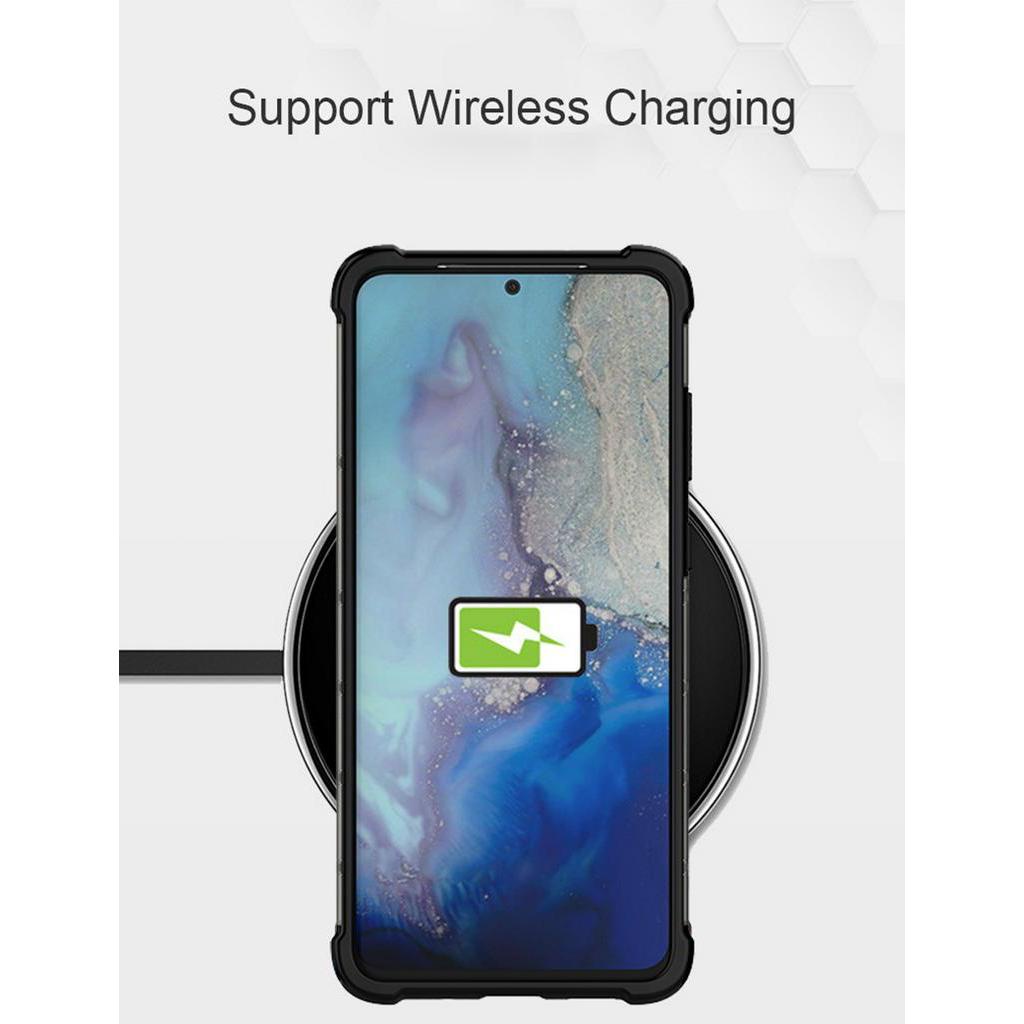Ốp điện thoại tổ ong trong suốt chống sốc cho Samsung Galaxy A11 A21S A31 A51 A71 M51 Note 10 20 Plus Lite Ultra