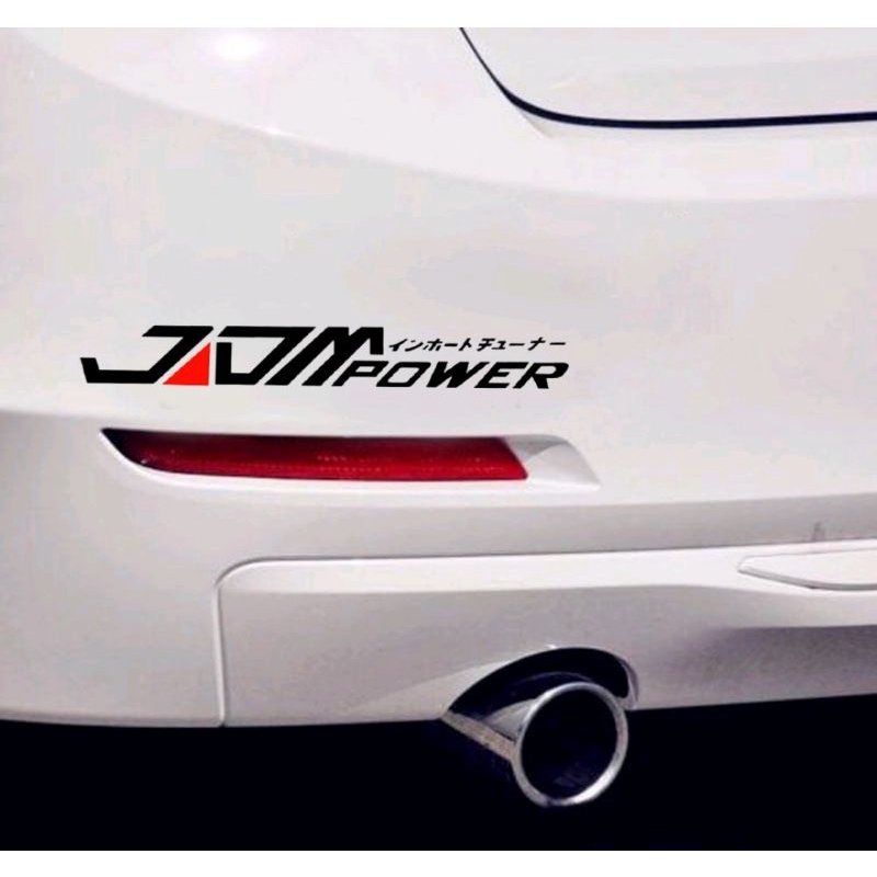 Decal dán xe hơi dán được tất cả các loại xe  28cm X 4cm