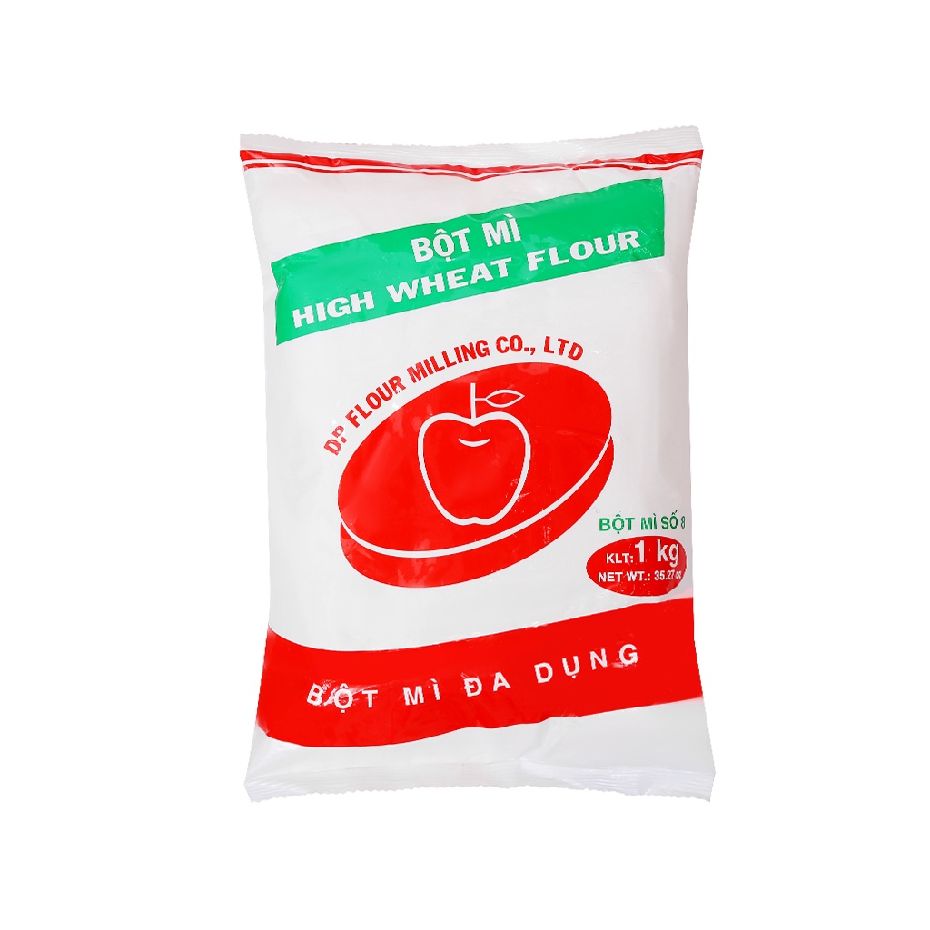 Bột mì đa dụng Táo Đỏ số 8 nguyên liệu chất lượng cho các món bánh hiện nay