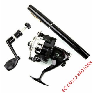 BỘ CẦN CÂU MÁY BÚT TIỆN LỢI THU GỌN 20cm