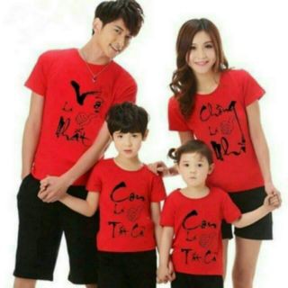Hot Áo thun gia đình vk nhất ck nhì.con là tất cả Minh Hằng Store