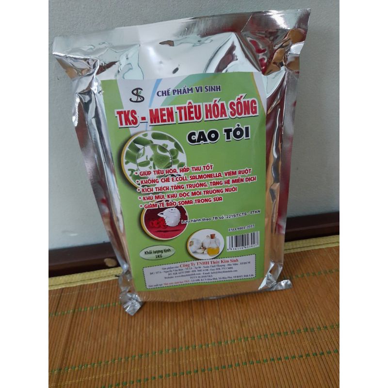 Men Tiêu Hóa Sống Cao Tỏi Kích Thích Tăng Trưởng Tăng Hệ Miễn Dịch Cho Trâu Bò, Lợn Chó, Mèo, Chim, Gà Cá Tôm