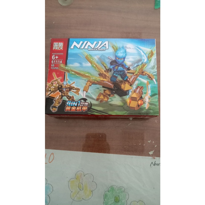 ĐỒ CHƠI LẮP RÁP NINJA GO MASTERS OF SPINJITZU với 4 mẫu lựa chọn