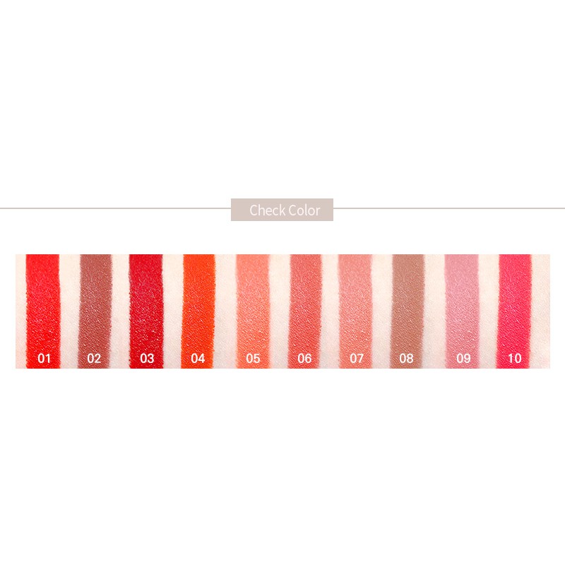 Son Agapan Pit a Pat Matte Lipstick vỏ trắng