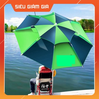 Ô dù che nắng mưa dùng cho câu cá, dã ngoại 1m8/2m2/2m4 nhiều màu sắc đồ câu anh quân