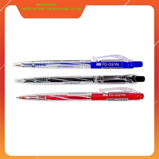 Bút bi tl fo-03 mực xanh, đỏ, đen