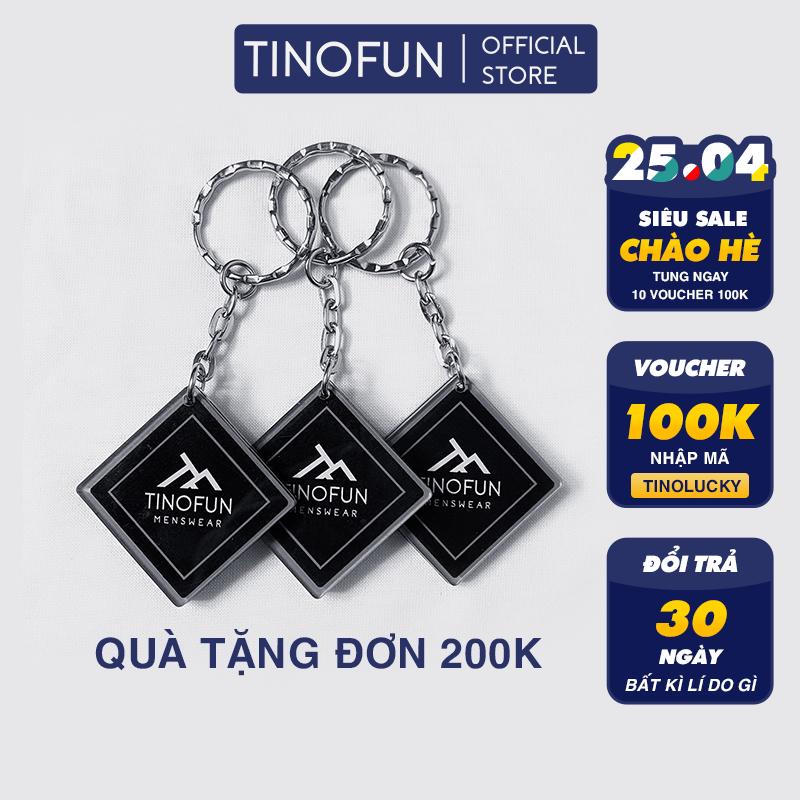 Móc khóa Móc chìa khóa TINOFUN ép nhiệt mica cao cấp Quà tặng đơn hàng Keychain deal 1k