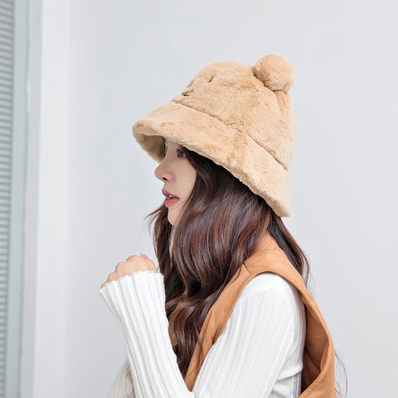 Mũ Xô Giả Lông Thú Nhiều Màu Sắc Giữ Ấm Tai Cho Nam Và Nữ