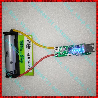 Mạch sạc dự phòng 5V2A 2 cổng USB cũ tháo box