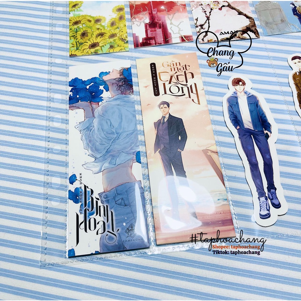Sheet đựng Bookmark 8 ngăn dọc - Sheet 8 ô dọc Sheet bookmark