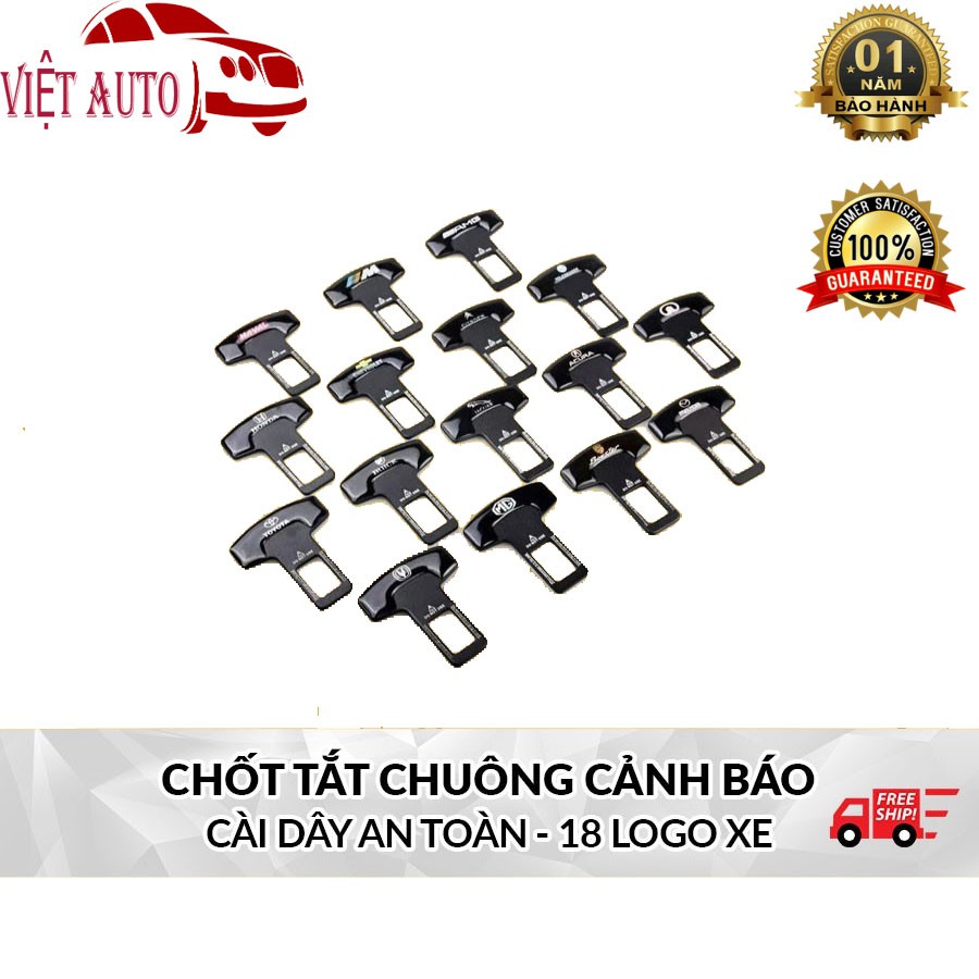 Chốt Cài Dây An Toàn Theo Hãng Xe Ver 2020 - Tắt Cảnh Báo