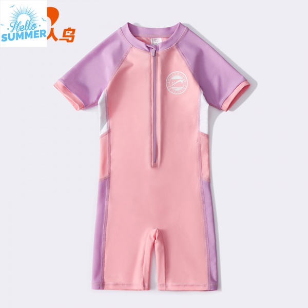 Bộ Đồ Bơi Liền Thân Kiểu Công Chúa Chống Nắng Nhanh Khô Thời Trang Mùa Xuân Dễ Thương Cho Bé Gái 03