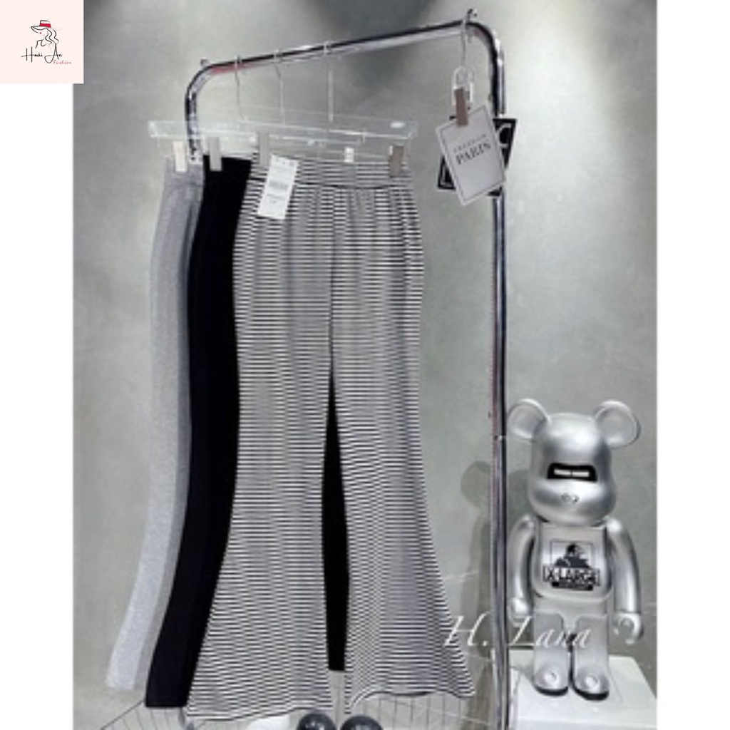 Quần Loe Cotton 3 màu hack dáng