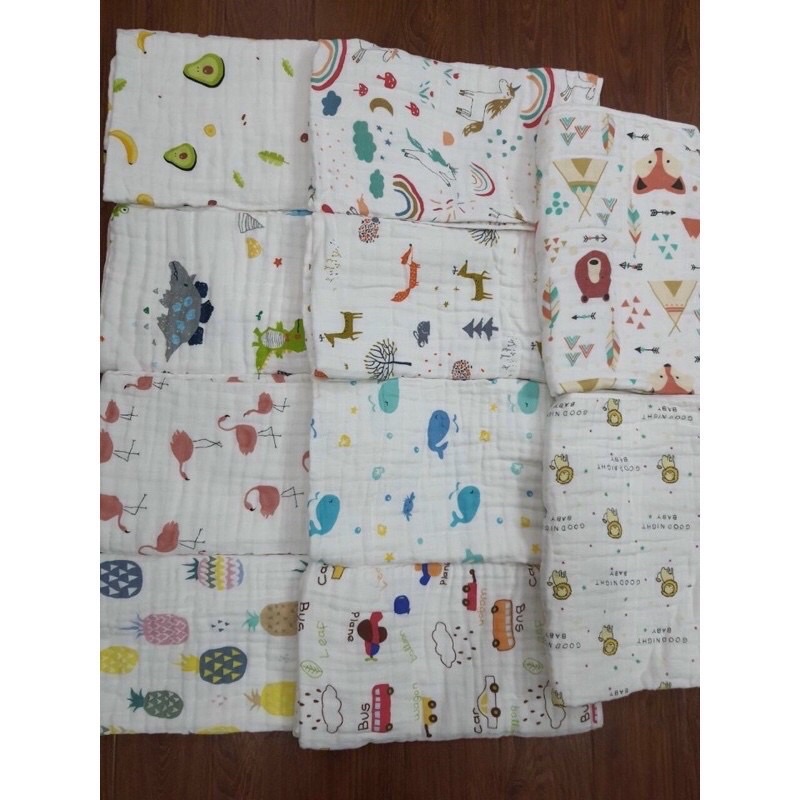 [Loại đẹp ]Khăn tắm xô 6 lớp Kiluta siêu dày đẹp