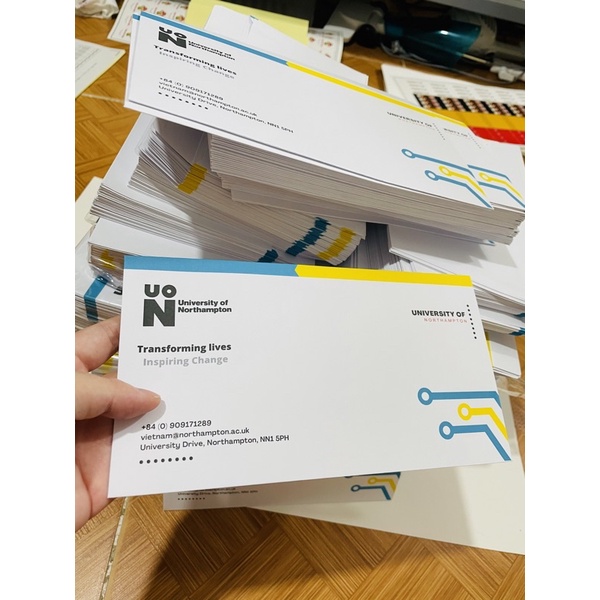 In Phong Bì Thư 12 x 22 cm Theo Yêu Cầu