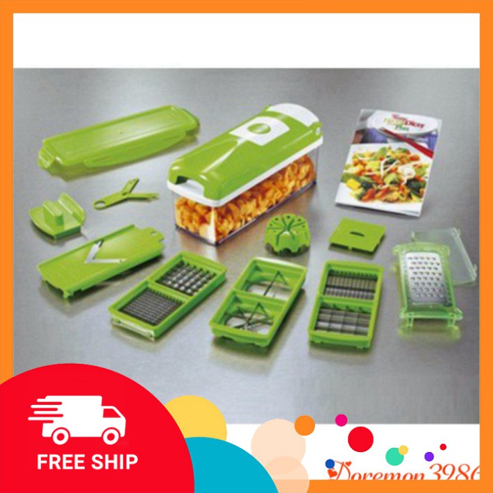 [FREE SHIP] 💥[Rẻ vô địch]💥 Bộ cắt gọt đa năng 10 món Tiện Dụng Nicer Dicer Plus💥SIÊU HOT💥