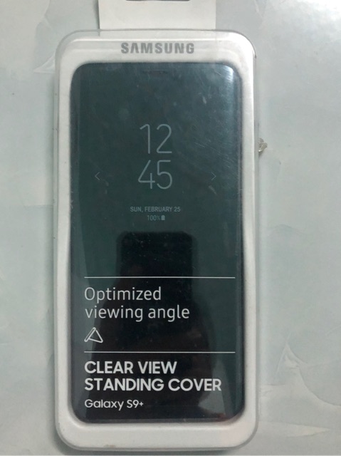 [Xả kho] - Bao da Clear view standing cover Samsung S9+ | BigBuy360 - bigbuy360.vn