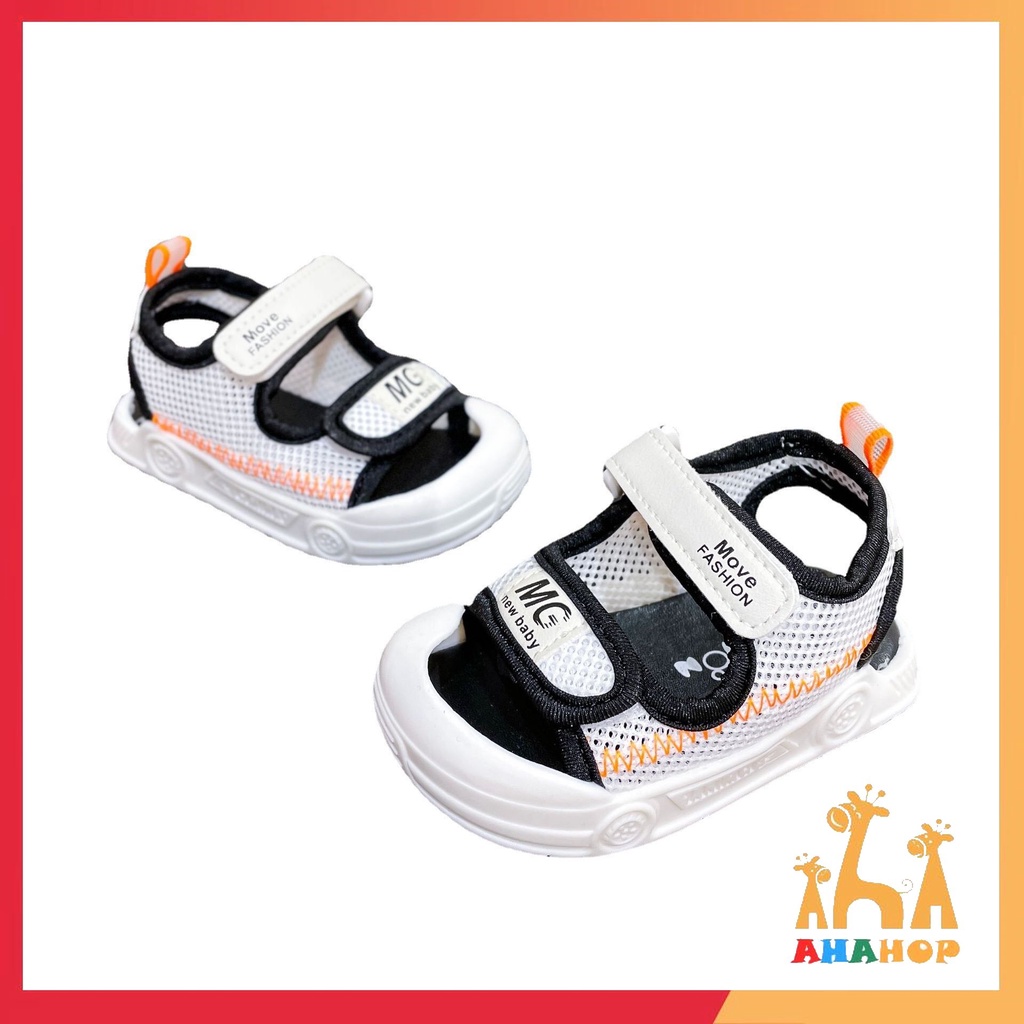 Sandal tập đi cho bé - Dép chống vấp chính hãng MG Baby phối lưới đáng yêu cho bé trai bé gái mới nhất M868