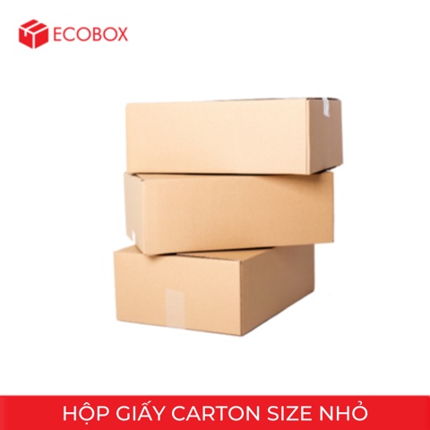 Combo 50 Hộp Giấy Carton Thông Dụng - Size Nhỏ