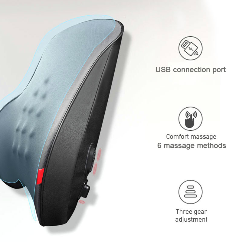 Tựa đầu SEAMETAL bằng mút hoạt tính và gối thắt lưng cho ghế ô tô