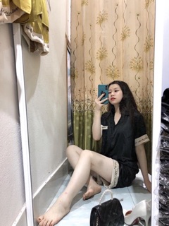 Bộ lụa viền cộc chữ kí ( lụa satin )