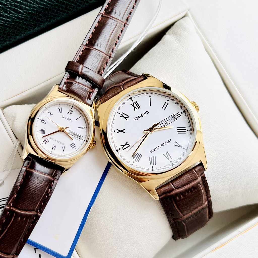 Đồng hồ đôi nam nữ Casio MTP V006GL 7B