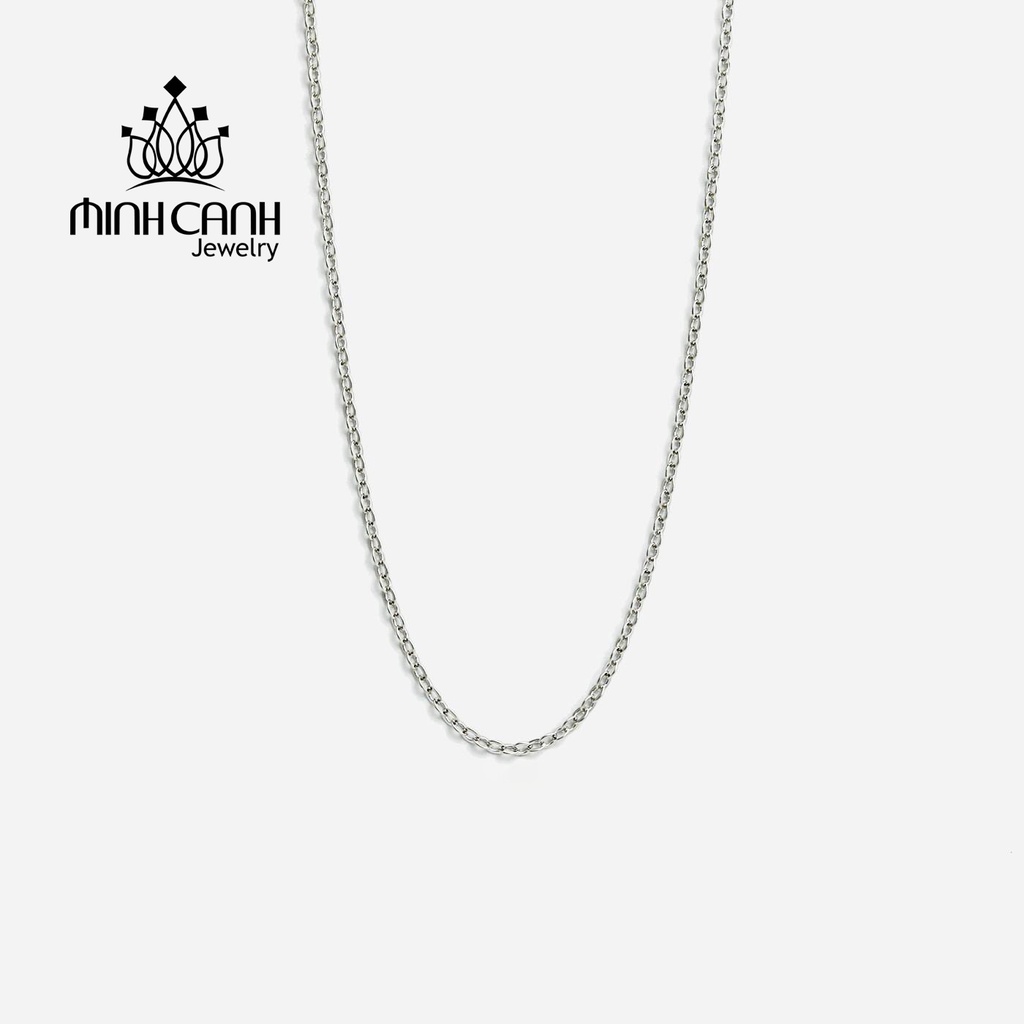 Dây Chuyền Bạc Ta Dạng Mắt Xích Không Kèm Mặt - Minh Canh Jewelry