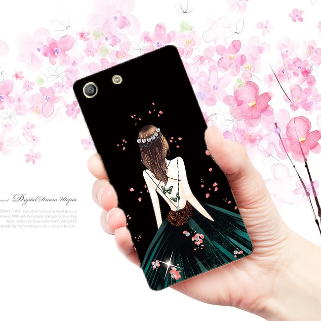 For SONY Xperia M5 TPU Soft Cartoon Phone Case