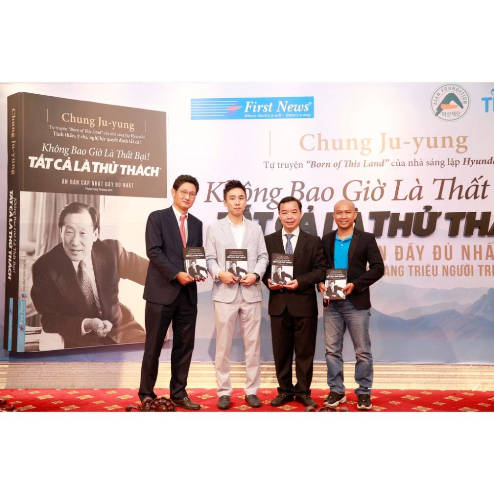 Sách - Không Bao Giờ Là Thất Bại! Tất Cả Là Thử Thách (Bìa cứng) - First News