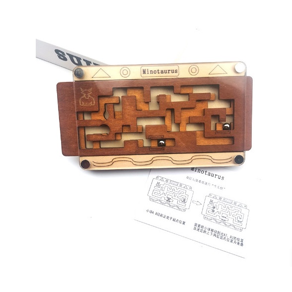 Đồ chơi trí tuệ_Thử thách trí não_Minotaurus - Sliding Puzzle_Hack não &amp; Xoắn não_IQ Toy_Giải đố_Thông minh_Tư Duy Logic