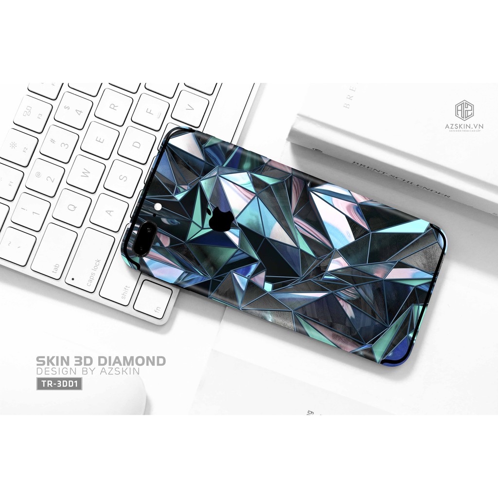 Dán Skin 3D Diamond Cho IPhone | Skin IPhone 5 Lớp Chất Liệu Cao Cấp Chống Xước, Chống Thấm, Chống Bay Màu...