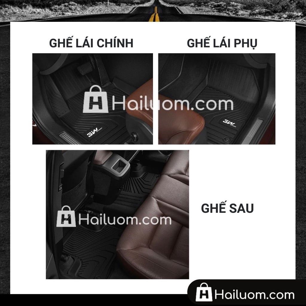 Thảm lót sàn ô tô Volvo XC60  - Thảm lót sàn ô tô 3W Nhựa TPE Đúc Khuôn Cao Cấp