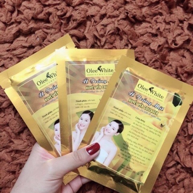 Ủ trắng huyết yến collagen